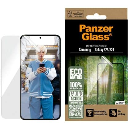 Panzerglass Eco Matrix Θωρακισμένο Γυαλί Ultra-Wide Fit Για Samsung Galaxy S25
