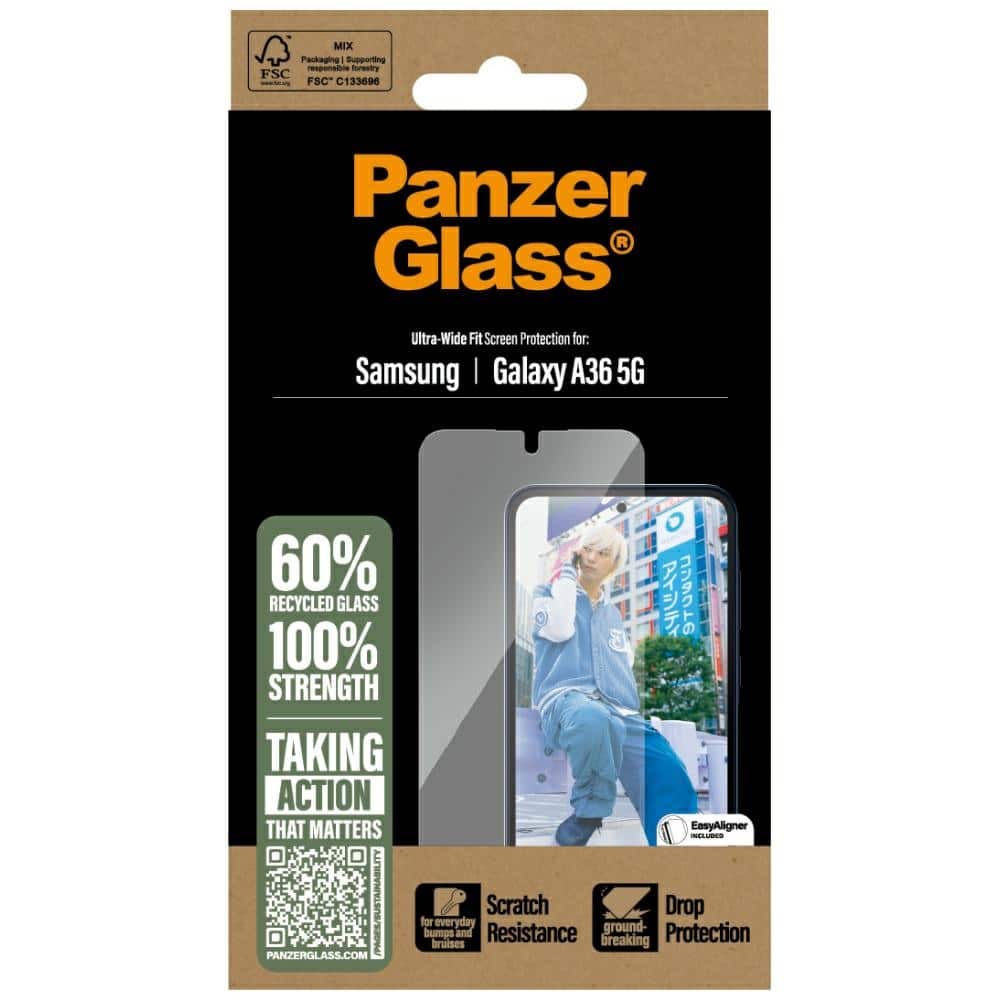 Panzerglass Γυαλί Tempered Ultra-Wide Fit Για Samsung Galaxy A36 5g - Image 4