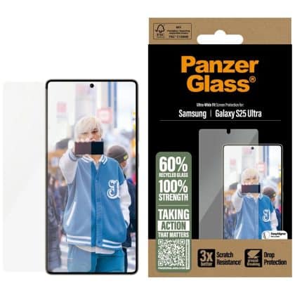 Panzerglass Αθραυστο Γυαλί Ultra-Wide Fit Για Samsung Galaxy S25 Ultra