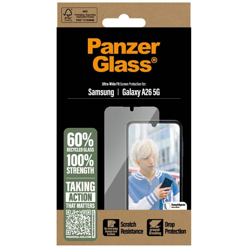 Θραυστό Γυαλί Panzerglass Ultra-Wide Fit Για Samsung Galaxy A26 5g - Image 4