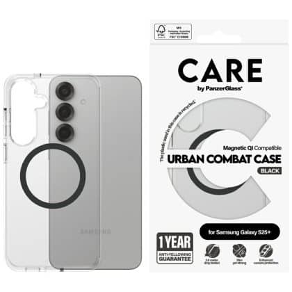 PanzerGlass Urban Combat - θήκη για Samsung Galaxy S25+ - Διάφανο