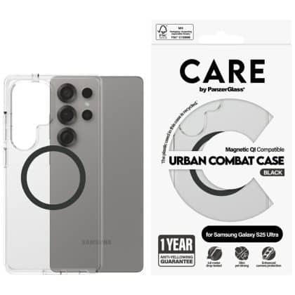 PanzerGlass Urban Combat - θήκη για Samsung Galaxy S25 Ultra - Μαύρο