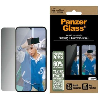 Panzerglass Ultra-Wide Fit Γυαλί Προστασίας Ιδιωτικότητας Για Samsung Galaxy S25+