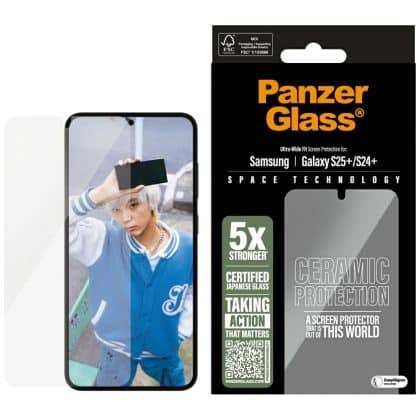 Panzerglass Ultra-Wide Fit Για Samsung Galaxy S25+ Κεραμικό