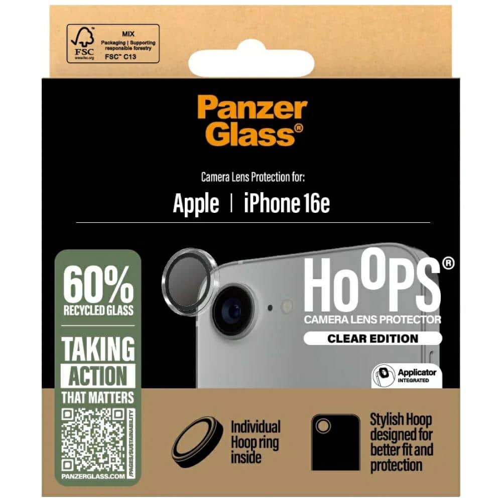 Προστατευτικό Γυαλί Lens Panzerglass Hoops Για iPhone 16e Διαφανές - Image 4