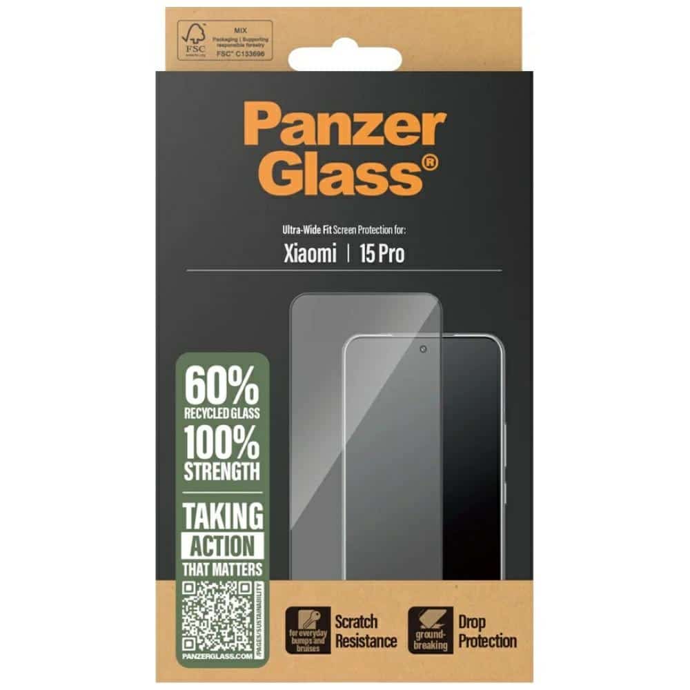 Προστατευτικό Γυαλί Panzerglass Ultra-Wide Fit Με Μαύρη Κορνίζα Για Xiaomi 15 Pro - Image 4