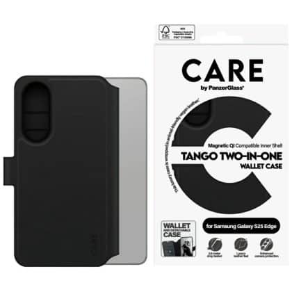 PanzerGlass CARE Feature Tango - θήκη για Samsung Galaxy S25 Edge - Μαύρο