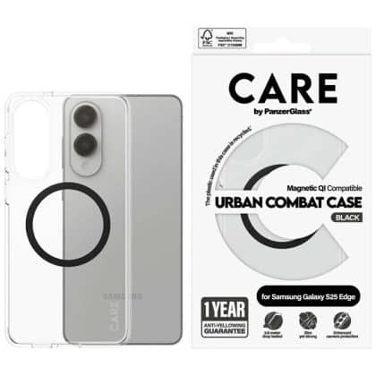 PanzerGlass Urban Combat - θήκη για Samsung Galaxy S25 Edge - Διάφανο