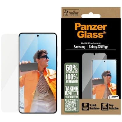 Θωρακισμένο Γυαλί Panzerglass Ultra-Wide Fit Για Samsung Galaxy S25 Edge