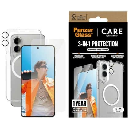 Care Από Την Panzerglass Προστασία Οθόνης και Κάμερας Για Samsung Galaxy S25 Edge