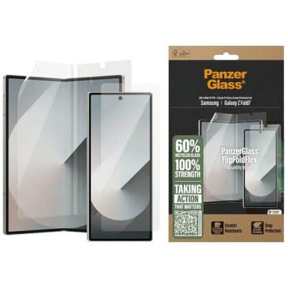 Σετ Προστασίας Panzerglass Flipfoldflex 2-Σε-1 Κλασικής Εφαρμογής Γυαλί + Υλικό Tpu Ultra-Wide Για Samsung
