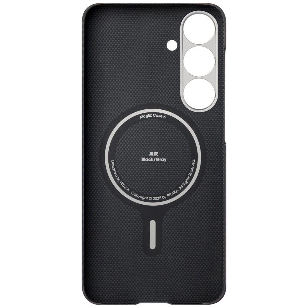 Θήκη Pitaka Ultra-Slim Magsafe Για Samsung Galaxy S25 Μαύρη-Γκρι - Image 8