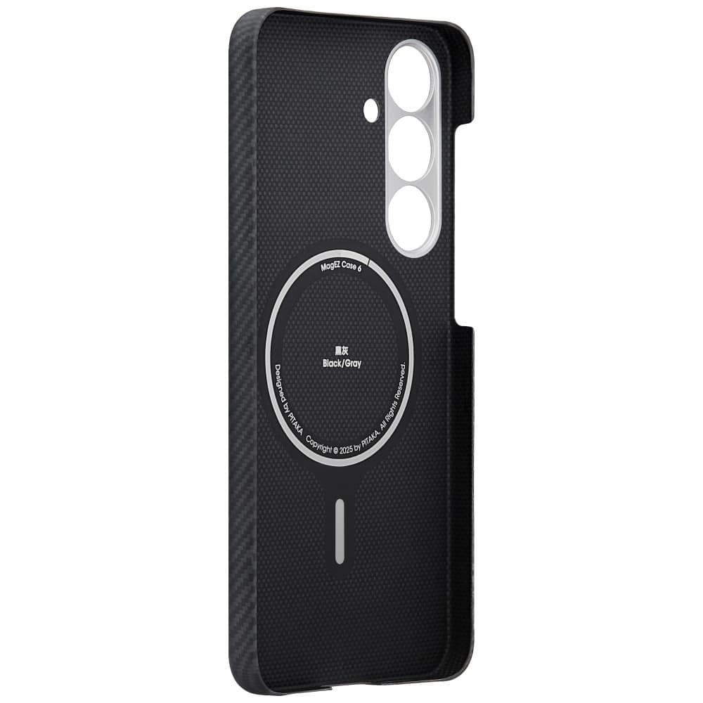 Θήκη Pitaka Ultra-Slim Magsafe Για Samsung Galaxy S25 Μαύρη-Γκρι - Image 9