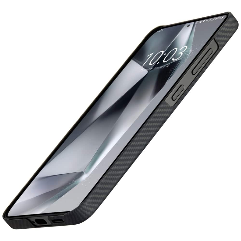 Θήκη Pitaka Ultra-Slim Magsafe Για Samsung Galaxy S25 Μαύρη-Γκρι - Image 5