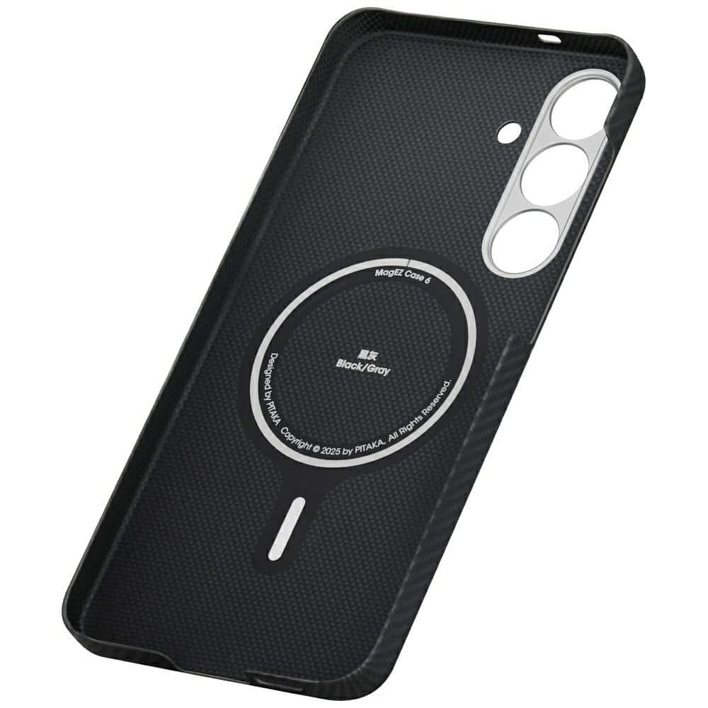 Θήκη Pitaka Ultra-Slim Magsafe Για Samsung Galaxy S25 Μαύρη-Γκρι - Image 10