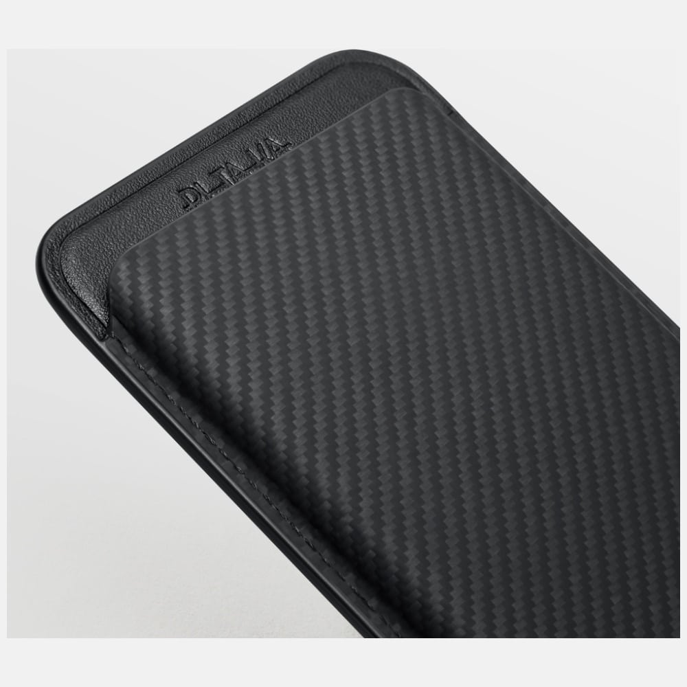 Μαγνητικό Πορτοφόλι Pitaka Woven Wallet Magsafe Για Τηλέφωνο Μαύρο Γκρι - Image 9