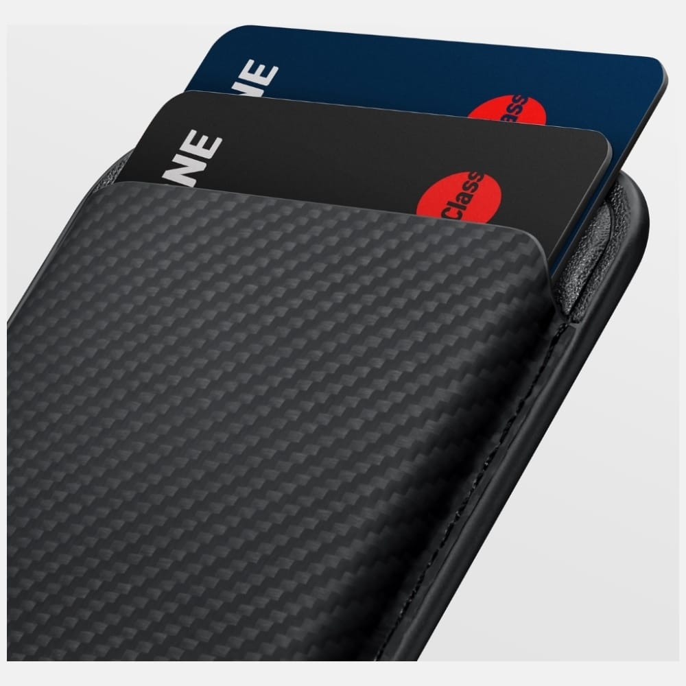 Μαγνητικό Πορτοφόλι Pitaka Woven Wallet Magsafe Για Τηλέφωνο Μαύρο Γκρι - Image 10