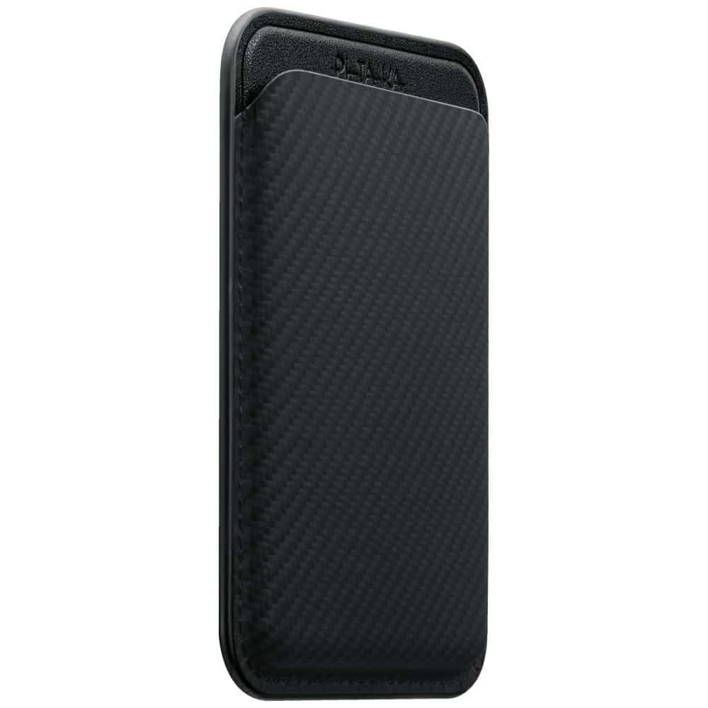 Μαγνητικό Πορτοφόλι Pitaka Woven Wallet Magsafe Για Τηλέφωνο Μαύρο Γκρι - Image 2