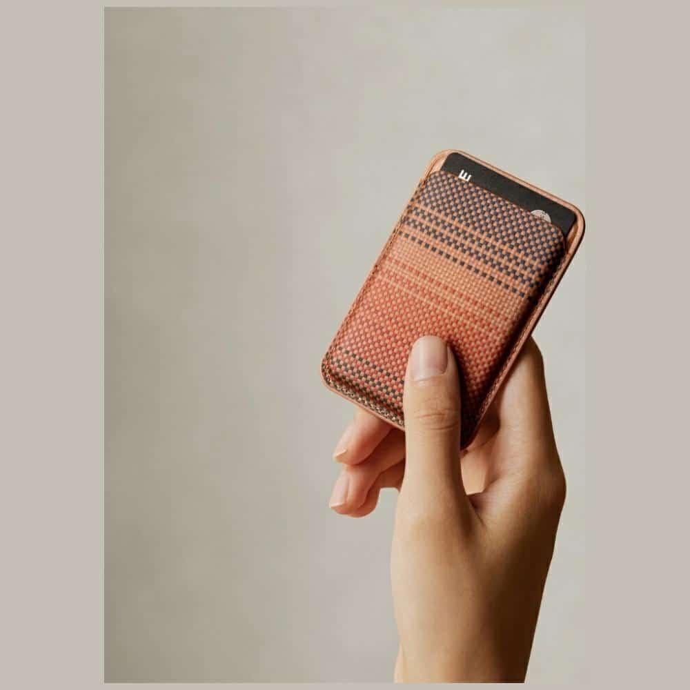 Μαγνητικό Πορτοφόλι Pitaka Woven Wallet Magsafe Για Τηλέφωνο Sunset - Image 16