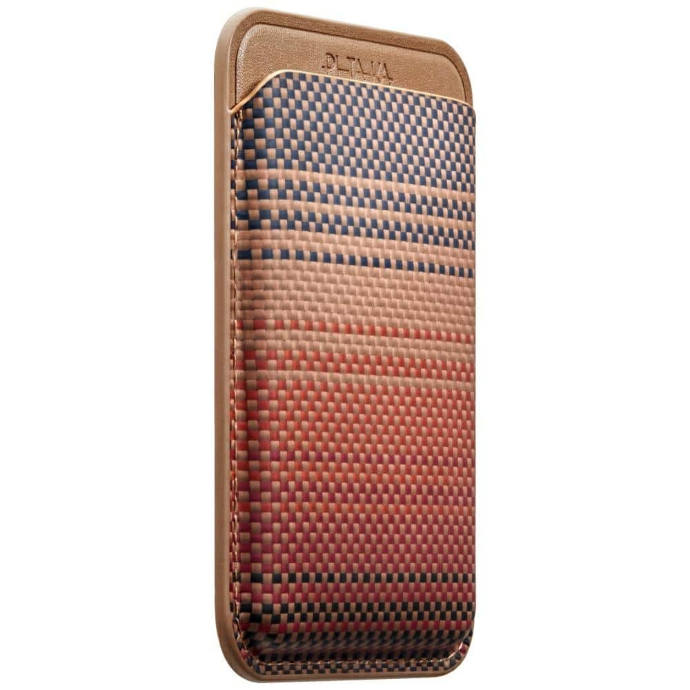 Μαγνητικό Πορτοφόλι Pitaka Woven Wallet Magsafe Για Τηλέφωνο Sunset - Image 2