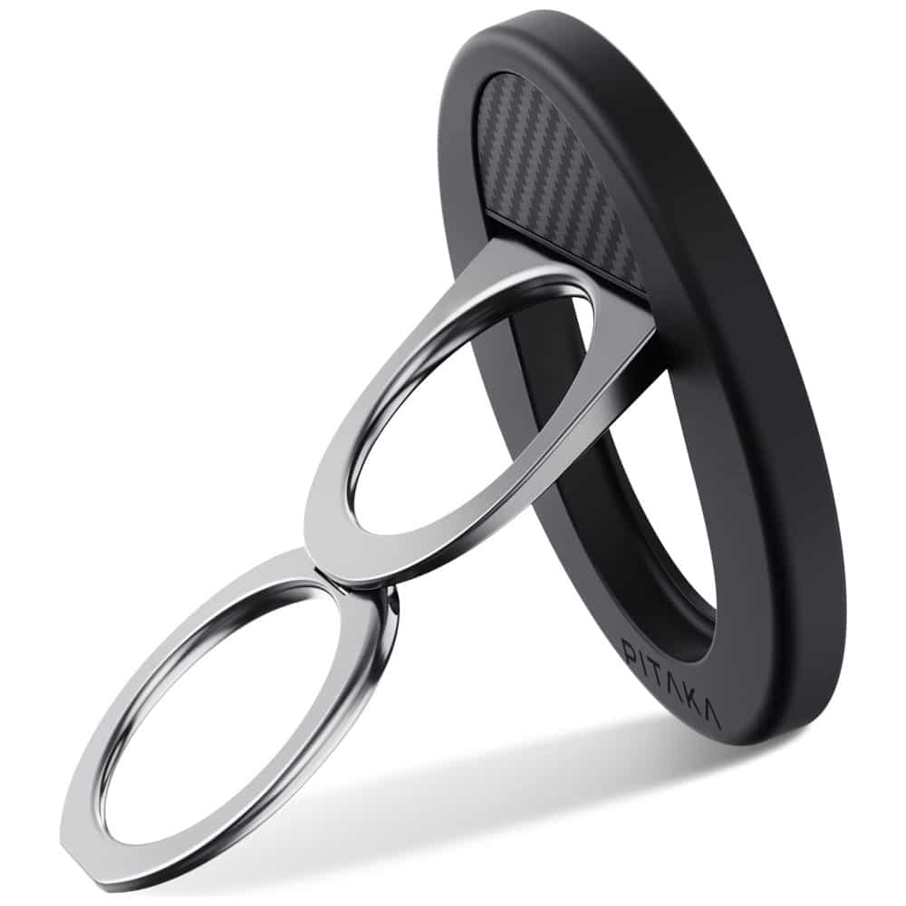 Magnetic Holder Pitaka Magez Grip 3 Magsafe Για Smartphone Μαύρος Γκρι - Image 4