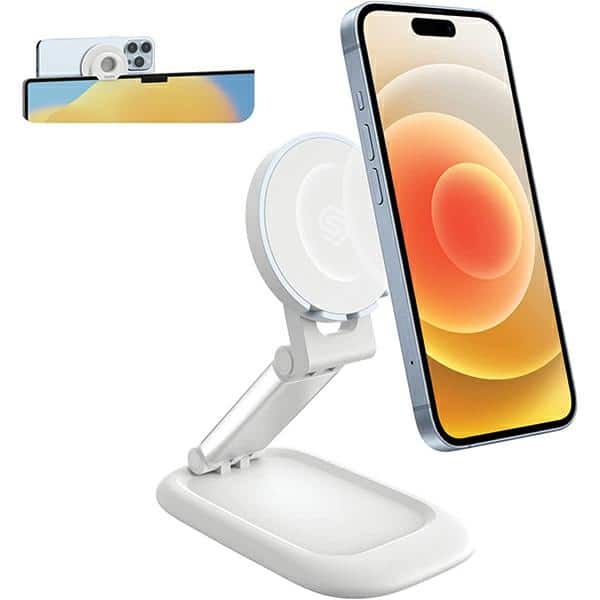 Sodi Bm-310 Μαγνητικός Φορτιστής Για iPhone Με Magsafe - Λευκός - Image 4