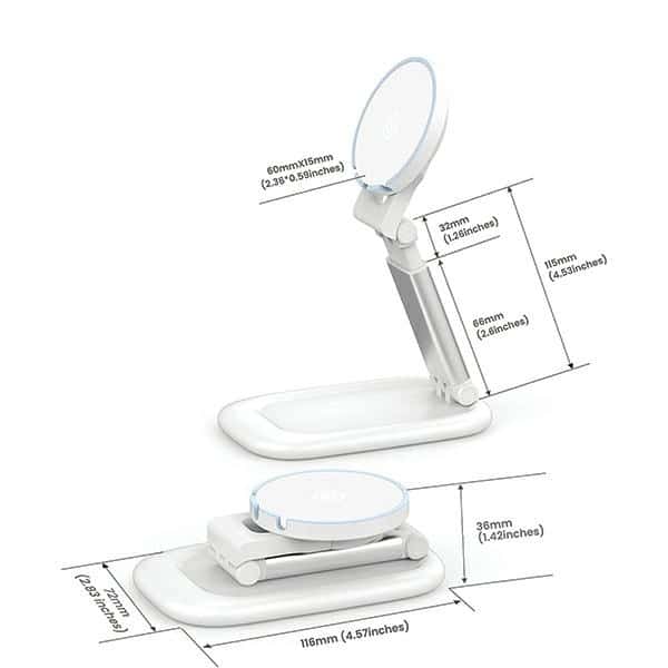 Sodi Bm-310 Μαγνητικός Φορτιστής Για iPhone Με Magsafe - Λευκός - Image 6