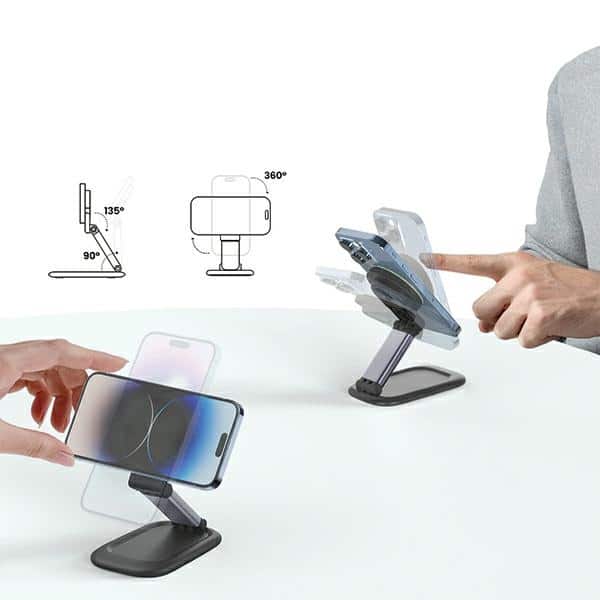 Sodi Bm-310 Μαγνητικός Φορτιστής Για iPhone Με Magsafe - Λευκός - Image 7