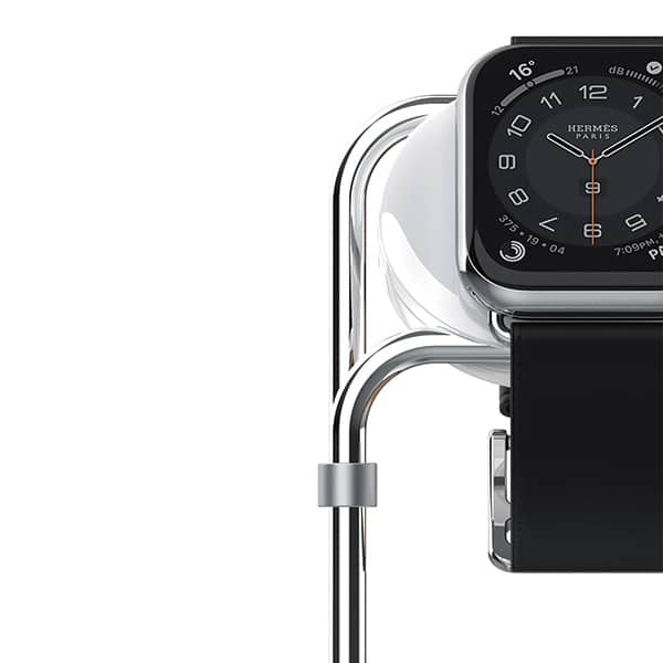 Sodi Stand Φόρτισης Apple Watch Saw-300 Ασημί - Image 7