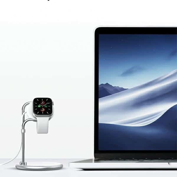 Sodi Stand Φόρτισης Apple Watch Saw-300 Ασημί - Image 9