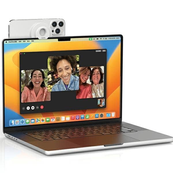 Sodi 3 Σε 1 Μαγνητικός Σταθμός Φόρτισης Για Imac Bm-330 Λευκό Magsafe - Image 4