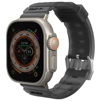 Λουράκι Skinarma Shokku Για Apple Watch 49/45/44mm Σε Ξεθωριασμένο Μαύρο