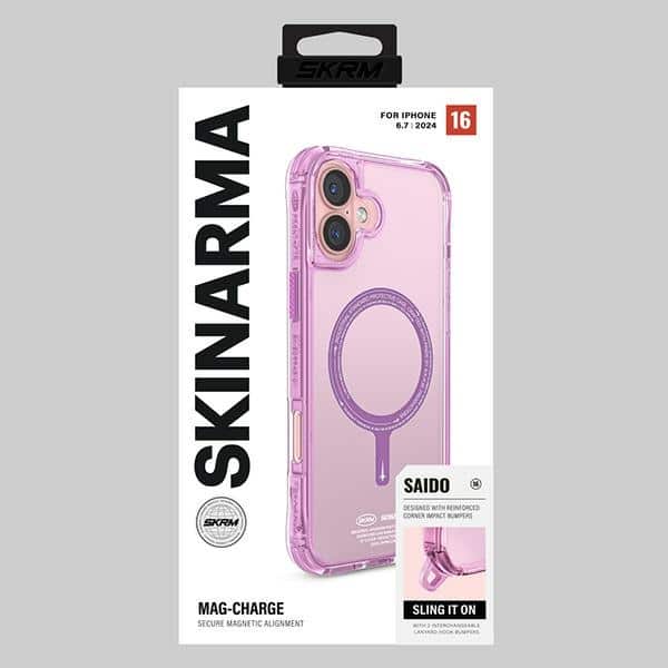 Skinarma Saido - θήκη για Apple iPhone 16 Plus - Ροζ - Image 5