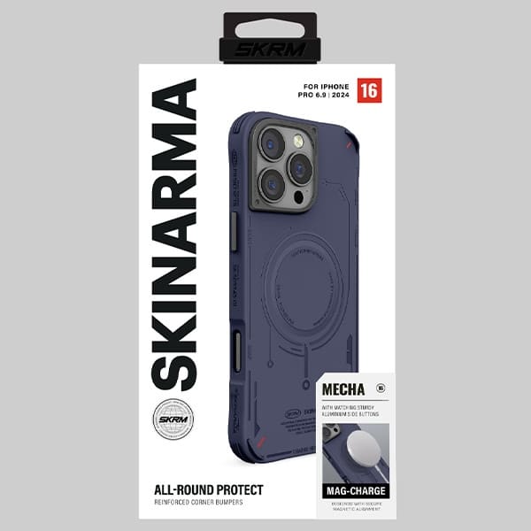 Skinarma Mecha - θήκη για Apple iPhone 16 Pro Max - Μπλε - Image 5