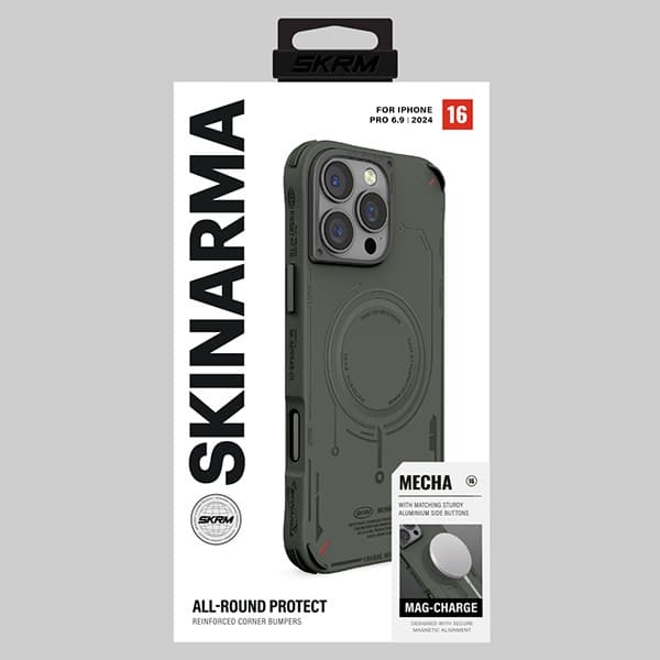 Skinarma Mecha - θήκη για Apple iPhone 16 Pro Max - Ελαιόχρωμο - Image 5