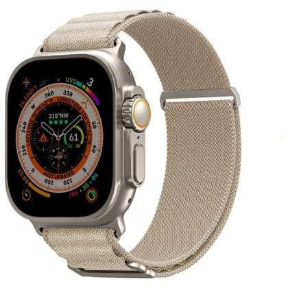 Skinarma Kobu - λουράκι για Apple Watch Ultra - Ιβουάρ