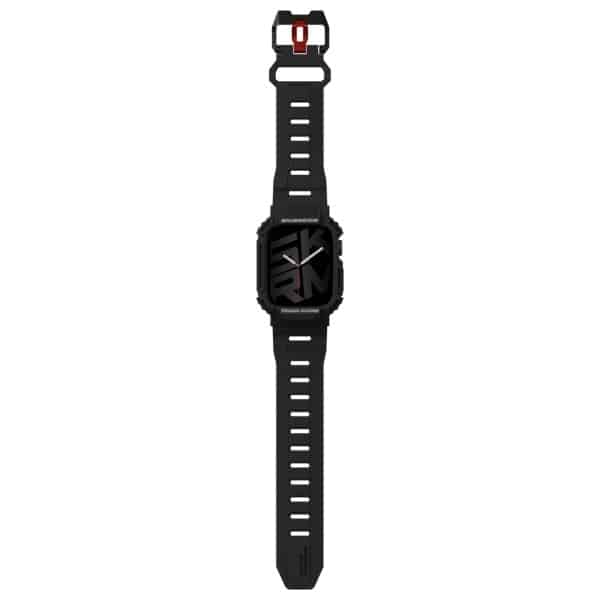 Skinarma Θήκη + Λουράκι Mecha 2 Σε 1 Για Apple Watch 45/44mm Μαύρο - Image 2