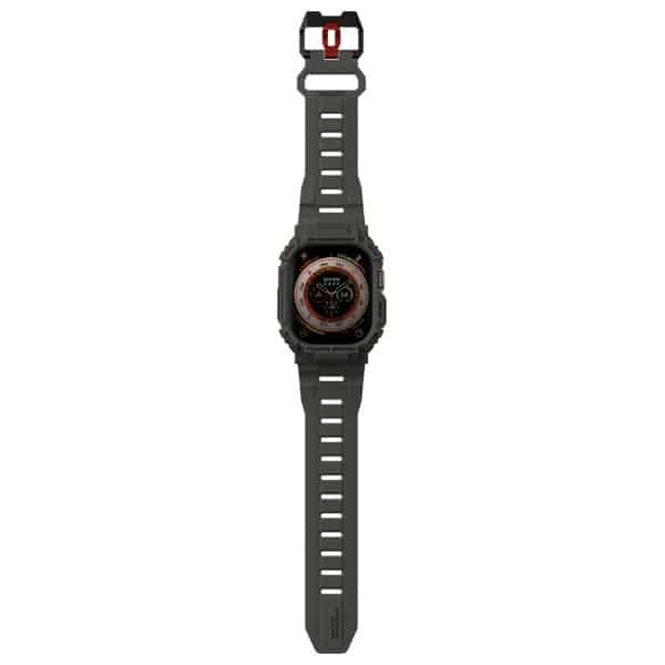 Skinarma Θήκη + Λουράκι Mecha 2σε1 Για Apple Watch 49mm Ελιά - Image 2