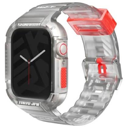 Skinarma Θήκη + Λουράκι Saido 2σε1 Για Apple Watch 45/44mm Διαφανές