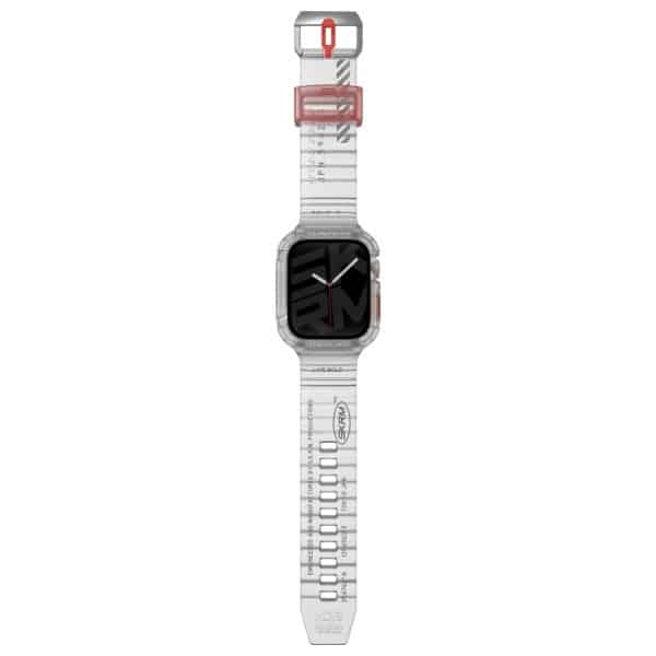 Skinarma Θήκη + Λουράκι Saido 2σε1 Για Apple Watch 45/44mm Διαφανές - Image 2