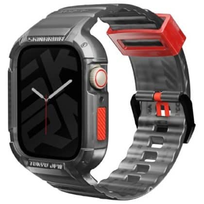 Skinarma Saido 2σε1 Θήκη Και Λουράκι Για Apple Watch 45/44mm Smoke
