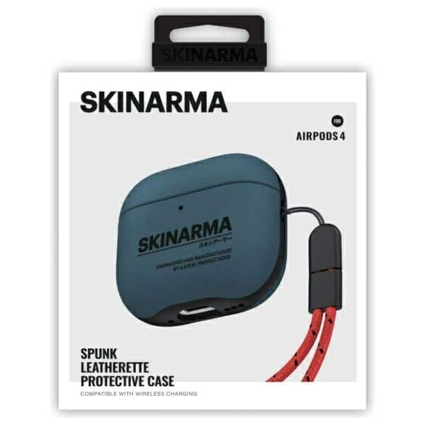 Θήκη Skinarma Spunk Για Airpods 4, Μπλε - Image 4