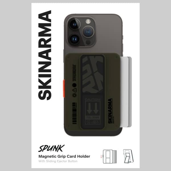 Πορτοφόλι Skinarma Mirage Spunk Magnetic Grip Stand - Πράσινο - Image 4