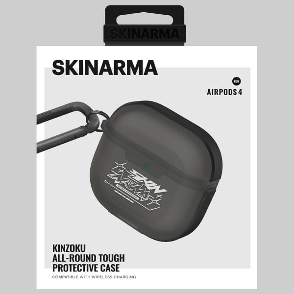 Θήκη Skinarma Kinzoku Για Airpods 4 Μαύρη - Image 5