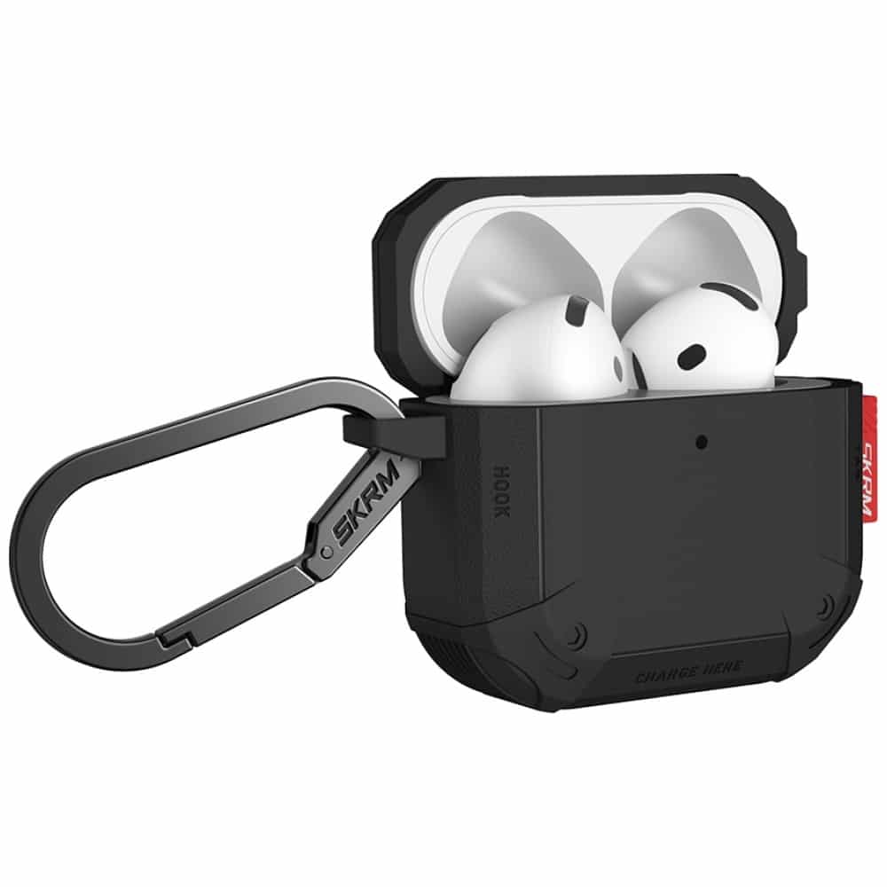 Θήκη Skinarma Mecha Ce Για Airpods 4 Μαύρη - Image 2