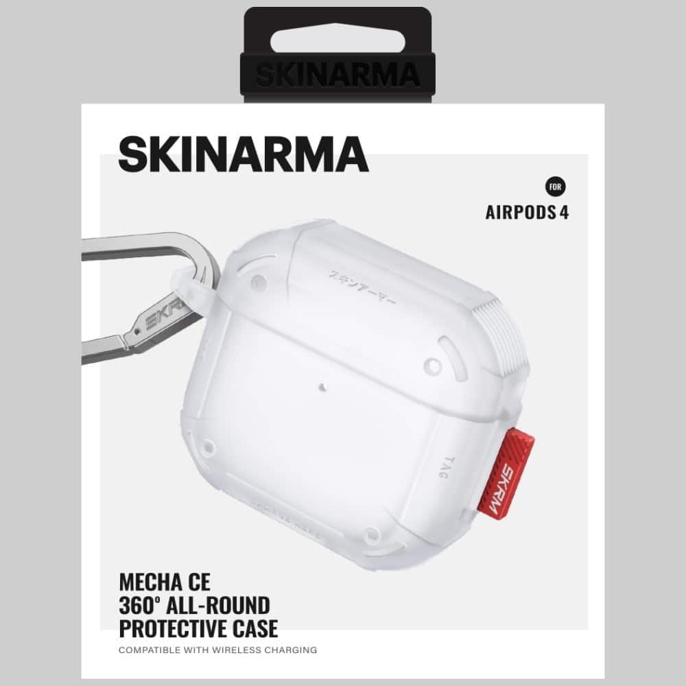 Θήκη Skinarma Mecha Ce Για Airpods 4 - Φρόστ - Image 6