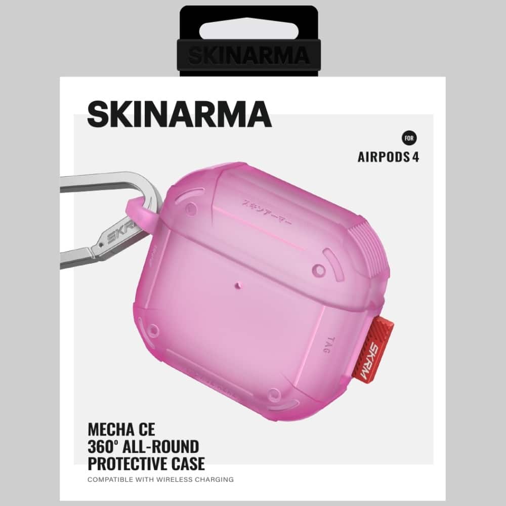Θήκη Skinarma Mecha Ce Για Airpods 4 Φούξια - Image 6