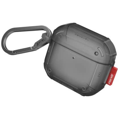 Θήκη Skinarma Mecha Ce Για Airpods 4 - Γκρι Διαφάνεια
