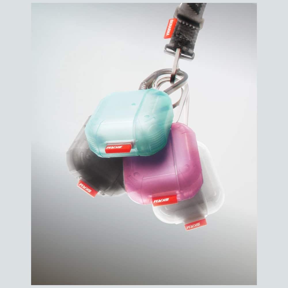 Θήκη Skinarma Mecha Ce Για Airpods 4 - Γκρι Διαφάνεια - Image 4