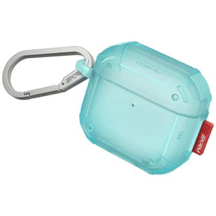Θήκη Skinarma Mecha Ce Για Airpods 4 Σε Τουρκουάζ
